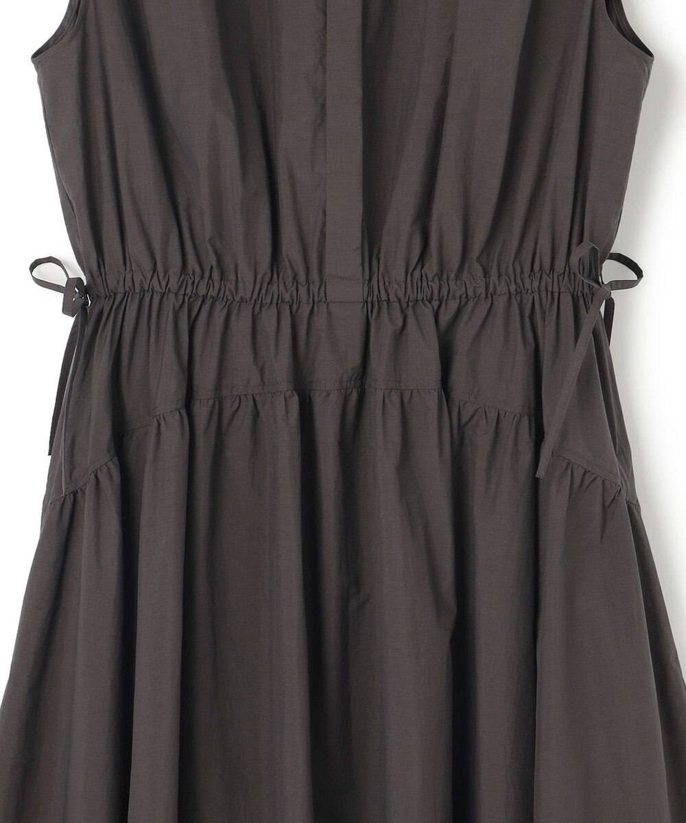 23区 【洗える/撥水加工】ナイロンコットンタフタ ウエストシャーリング ワンピース 