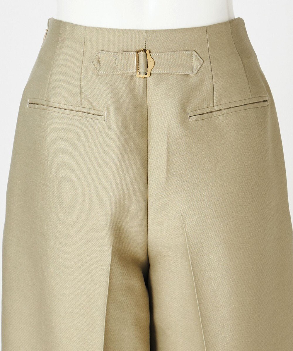 23区 【GOLD LABEL】ウールダブルクロス フロントボタン ワイドパンツ 