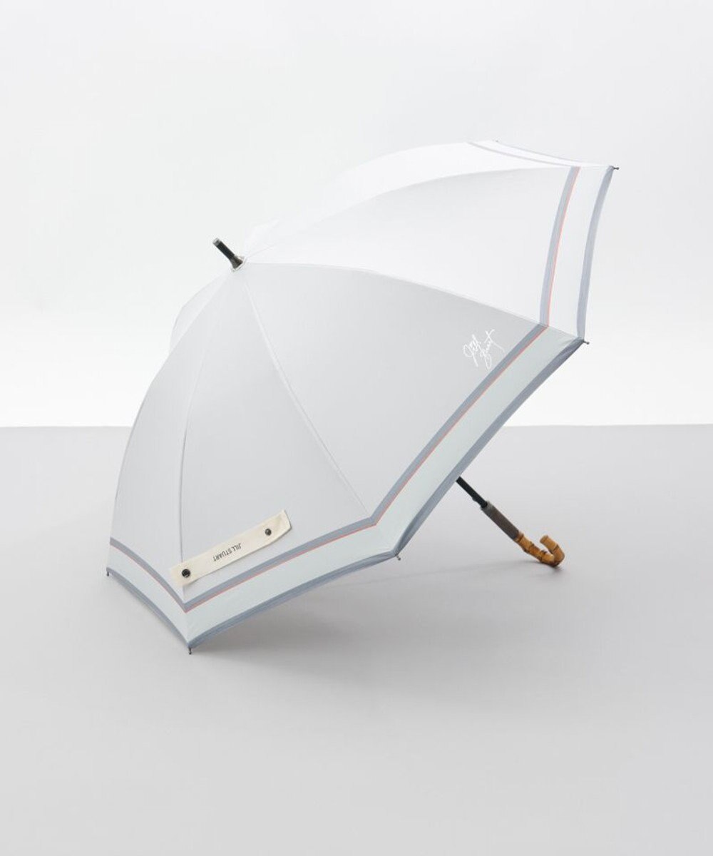 AURORA 【 JILL STUART（ジル スチュアート）】先染めボーダー晴雨兼用傘(長傘) 