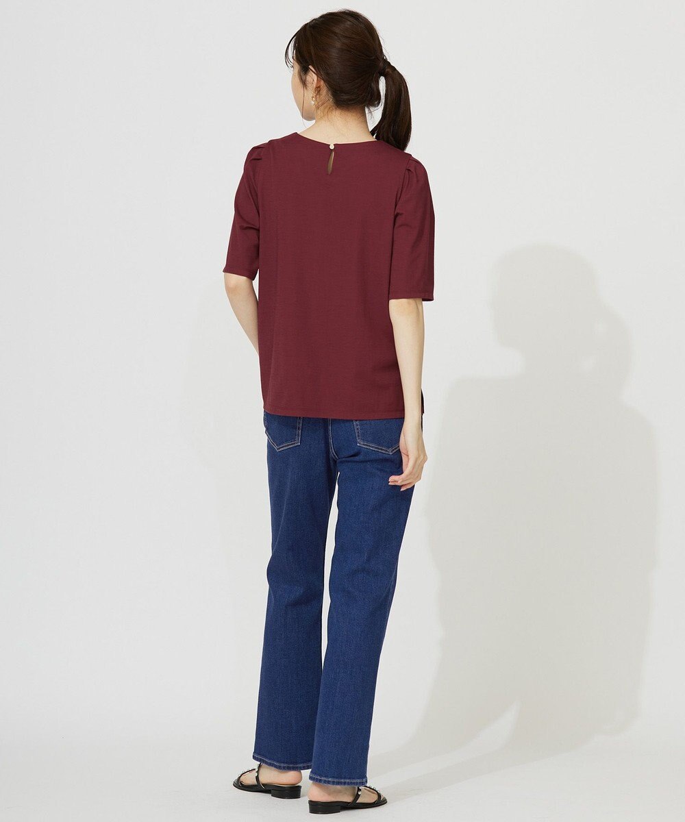 ANY SIS 【接触冷感・UVカット・洗える】ハイストレッチスムースタックスリーブ カットソー 