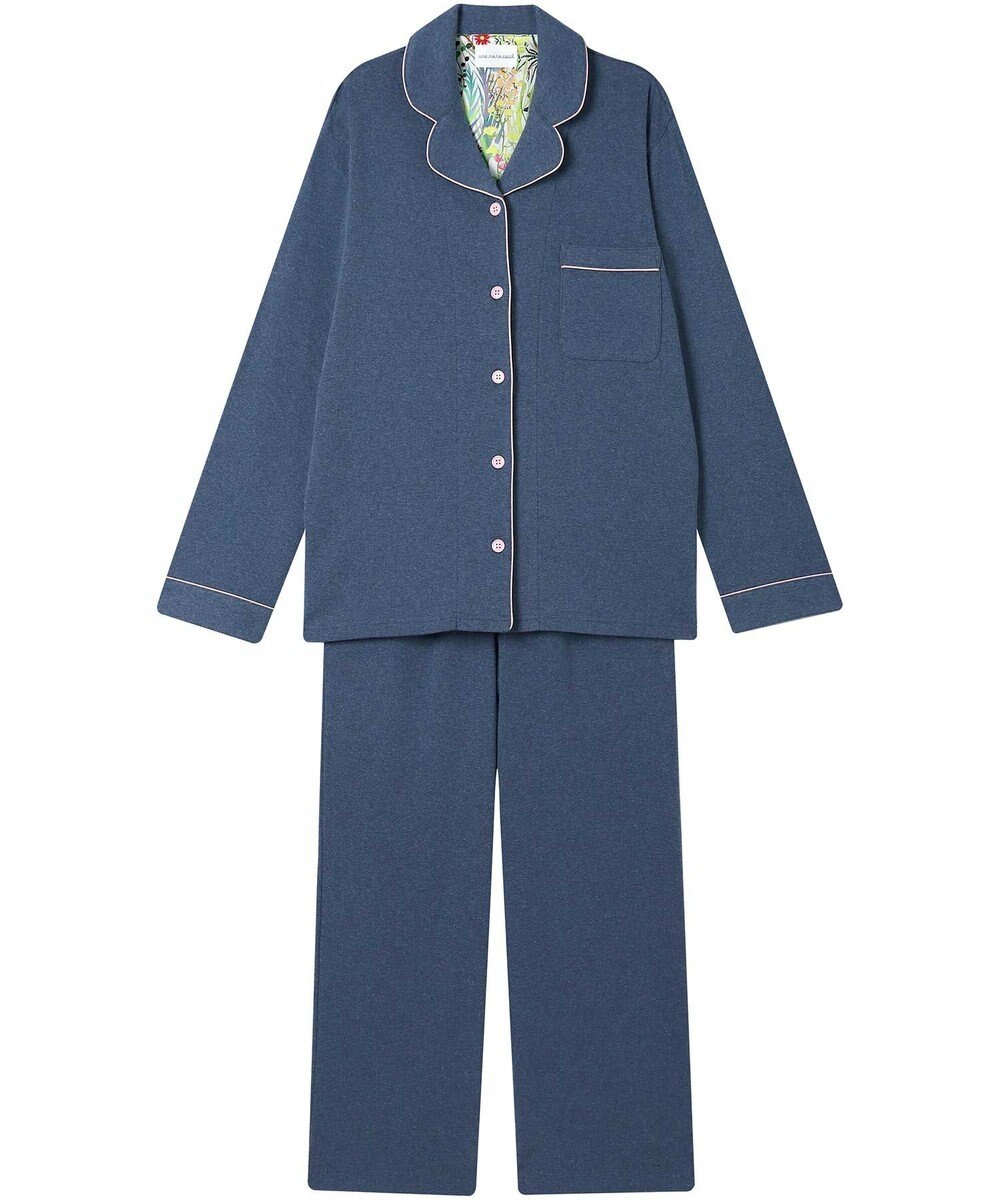 une nana cool 【綿100%】やわらか杢フライスパジャマ MADE WITH LIBERTY FABRIC 