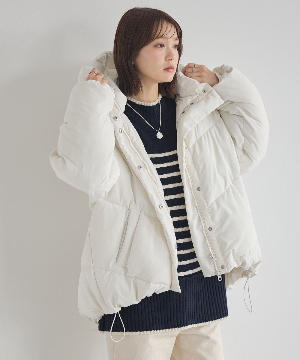 earth music&ecology 2WAYパファーブルゾン 