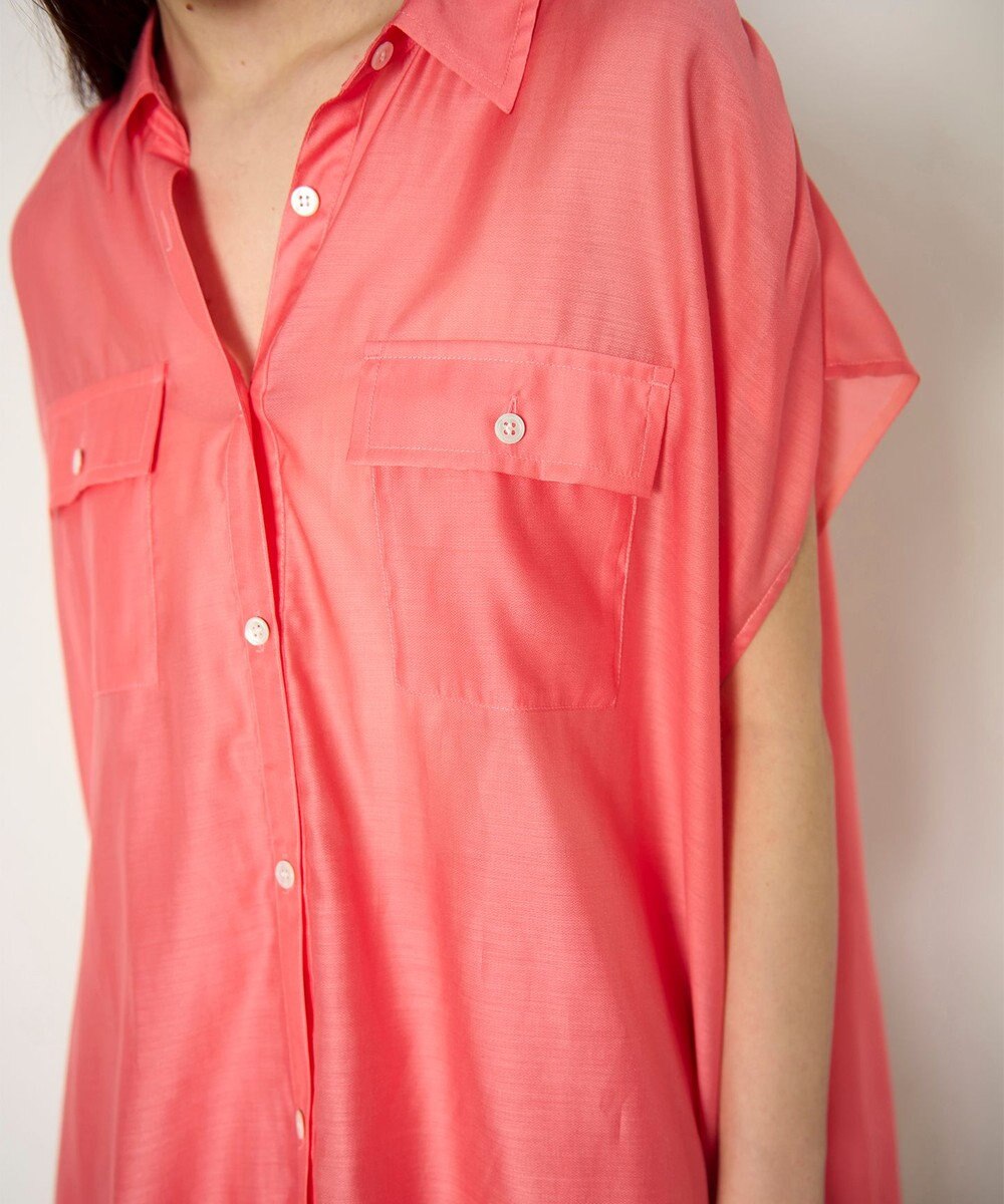 GRACE CONTINENTAL ギャザーシャツ 