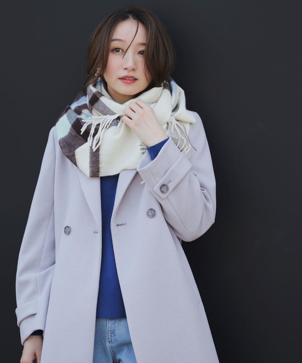 ANY SIS S ウールライクロング チェスターコート 