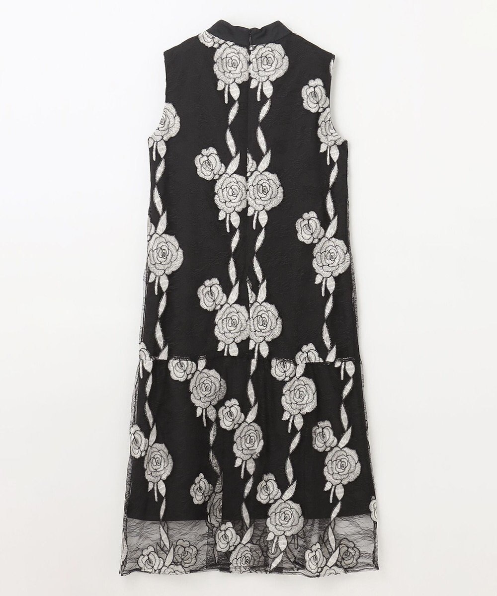 GRACE CONTINENTAL ハイネック刺繍ワンピース 