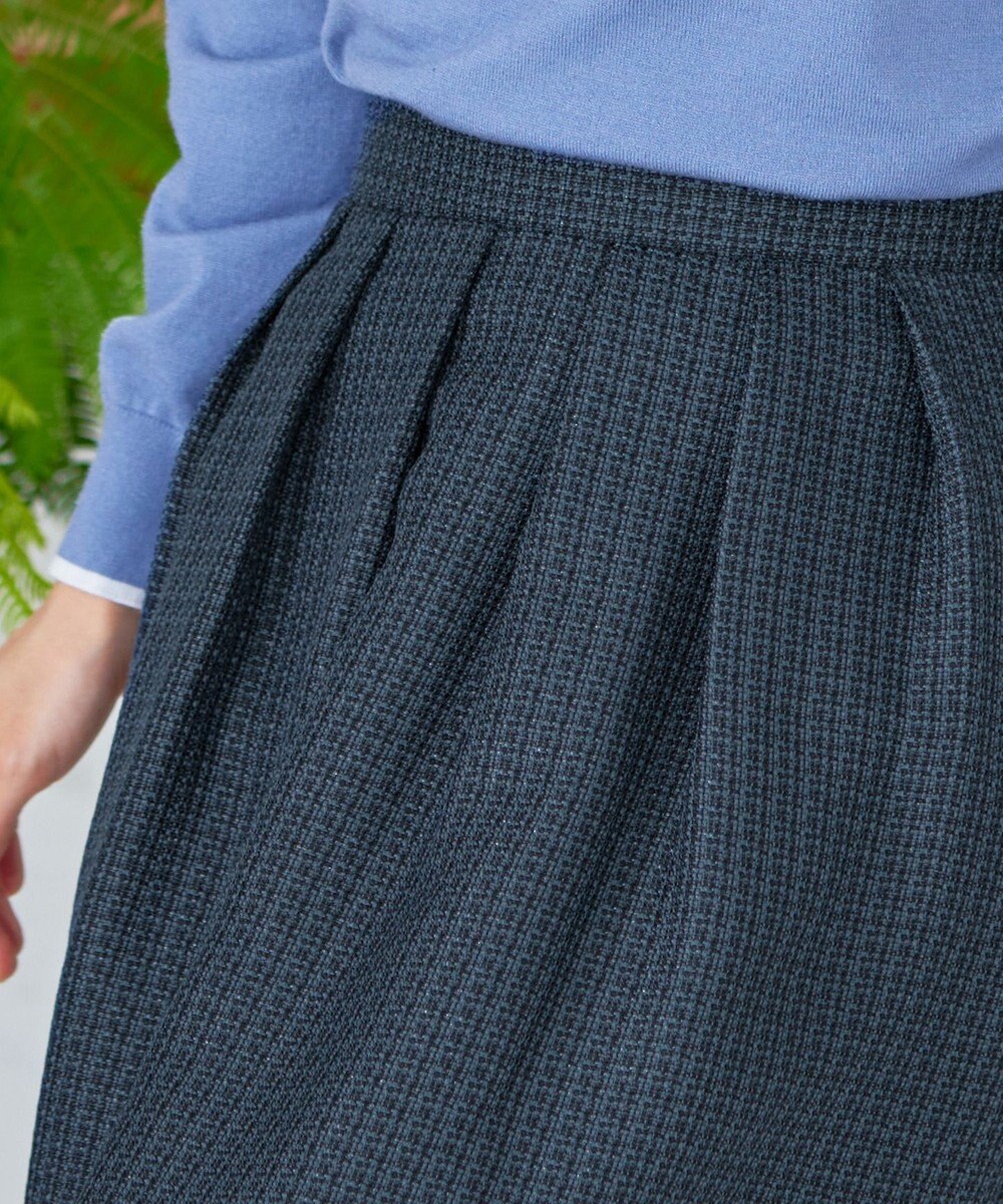 Tiaclasse フレアツイードスカート 