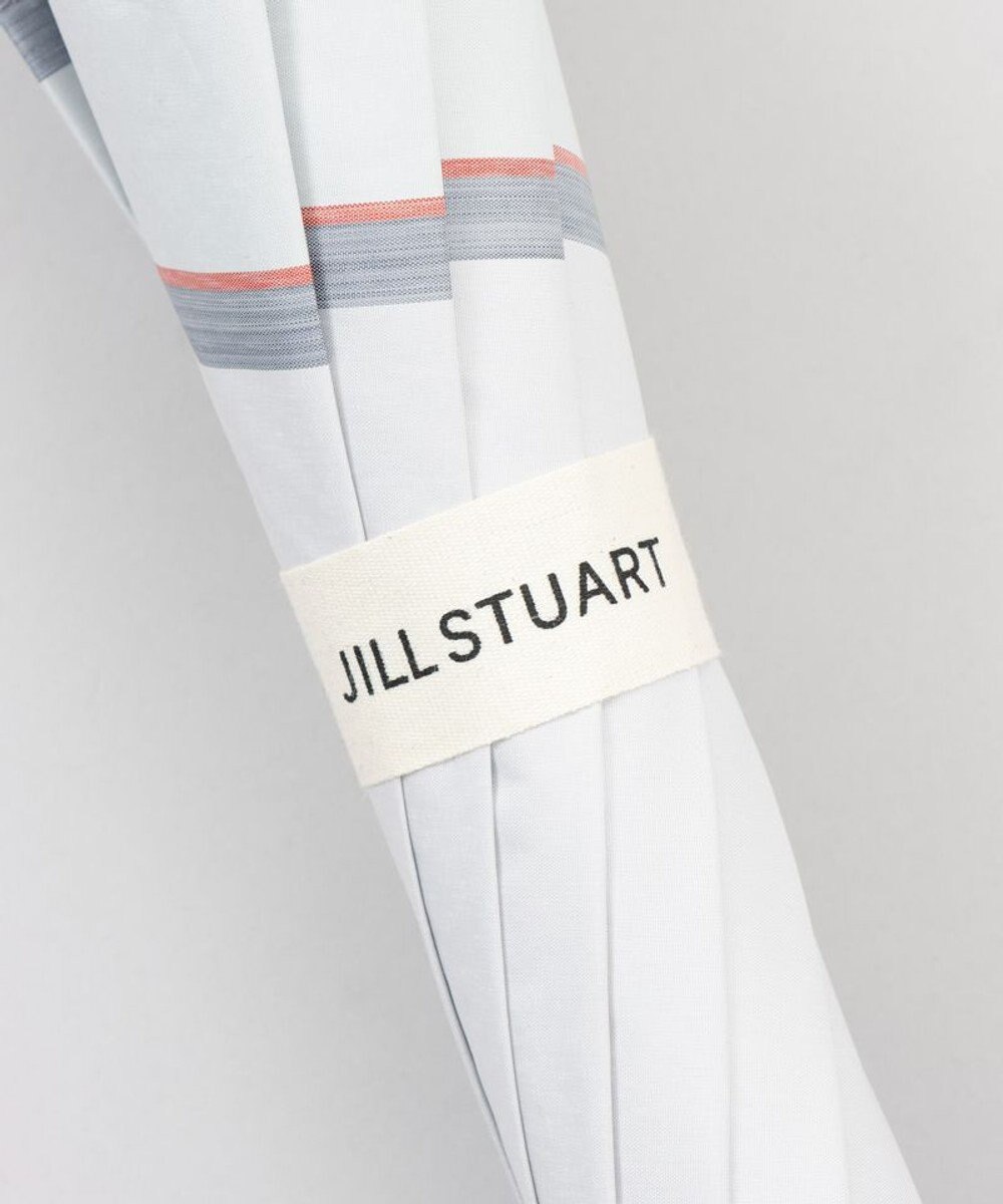AURORA 【 JILL STUART（ジル スチュアート）】先染めボーダー晴雨兼用傘(長傘) 