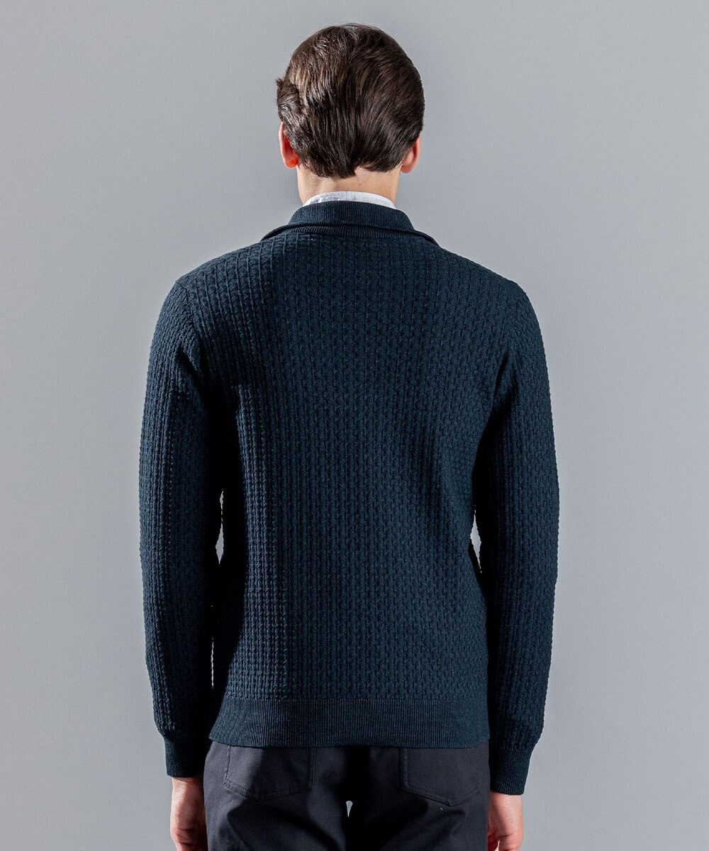 JOSEPH HOMME 【WEB限定】ヴィスコースリンクス　ハーフジップニット 