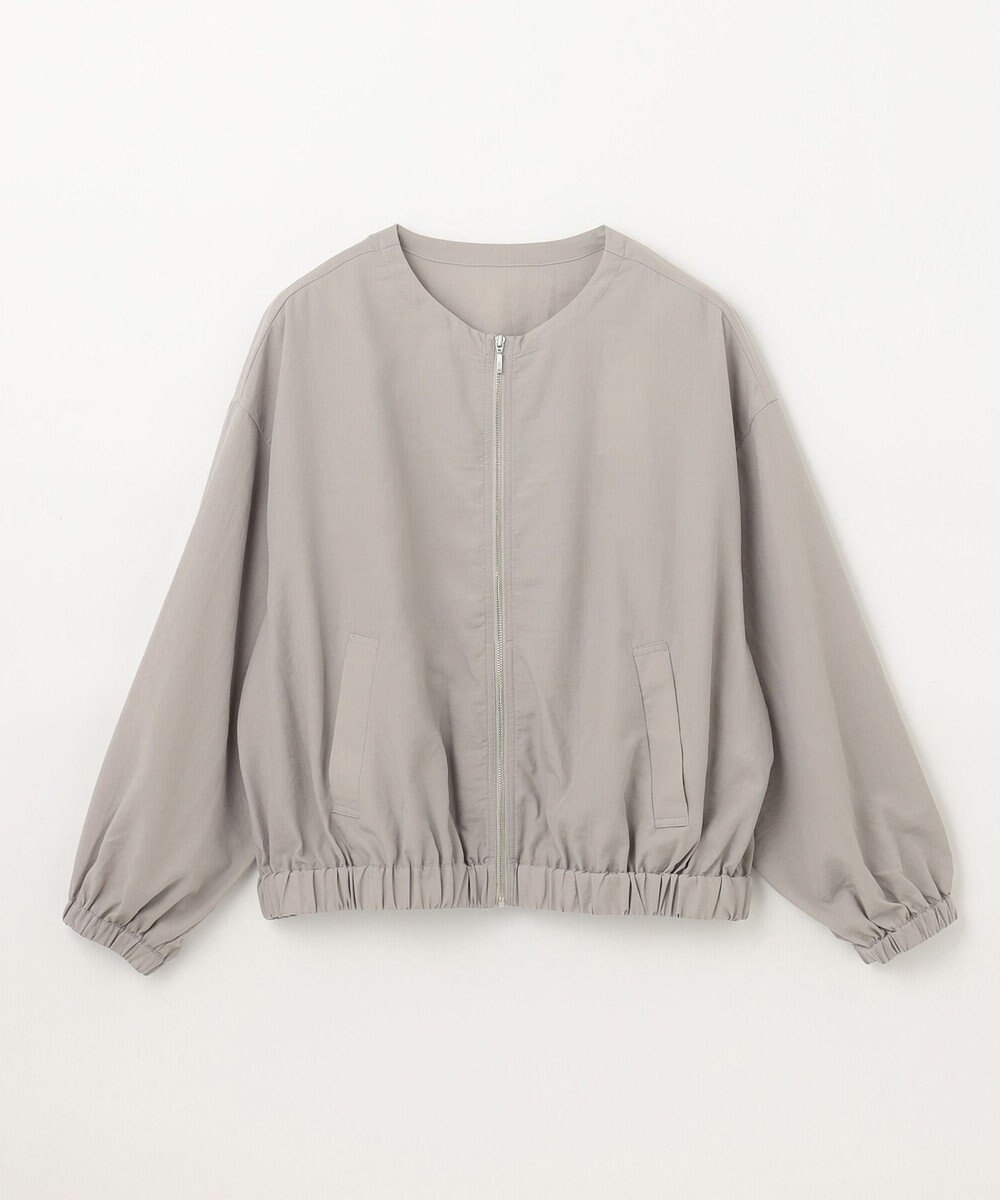 ANY 【手洗い可/UVケア】ノーカラーシアーブルゾン 