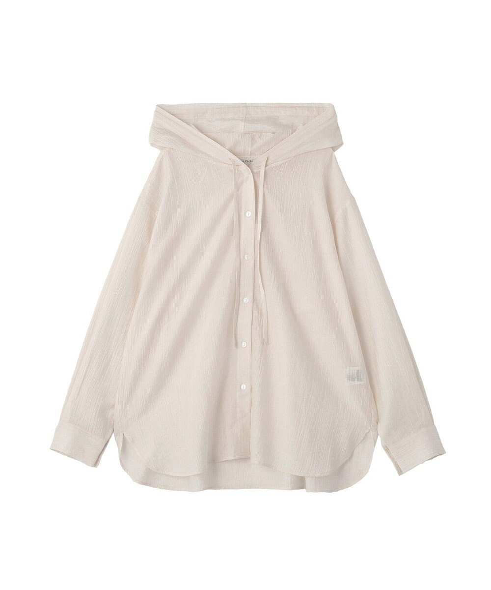 Green Parks シアーフードシャツ 