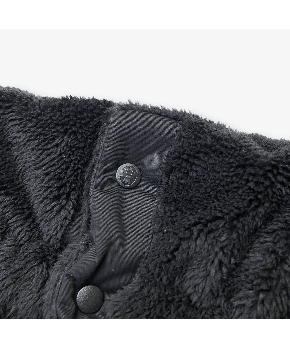 林八百吉商店 Coleman 前ボタンボアネックウェア 