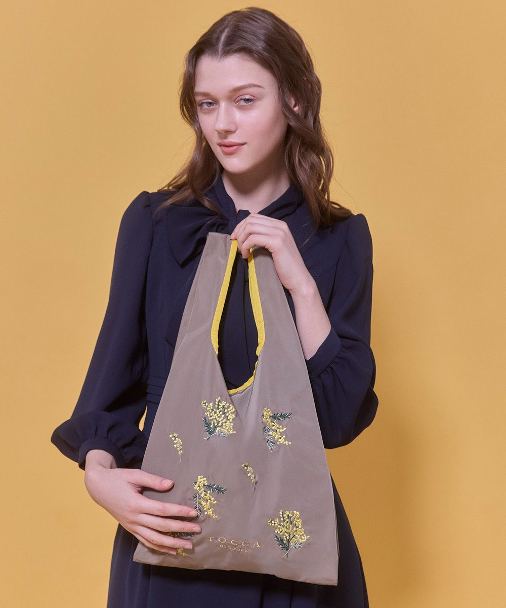 TOCCA 【A4サイズ対応・一部カラー撥水】BOUQUET DE REVE ECO BAG エコバッグ 