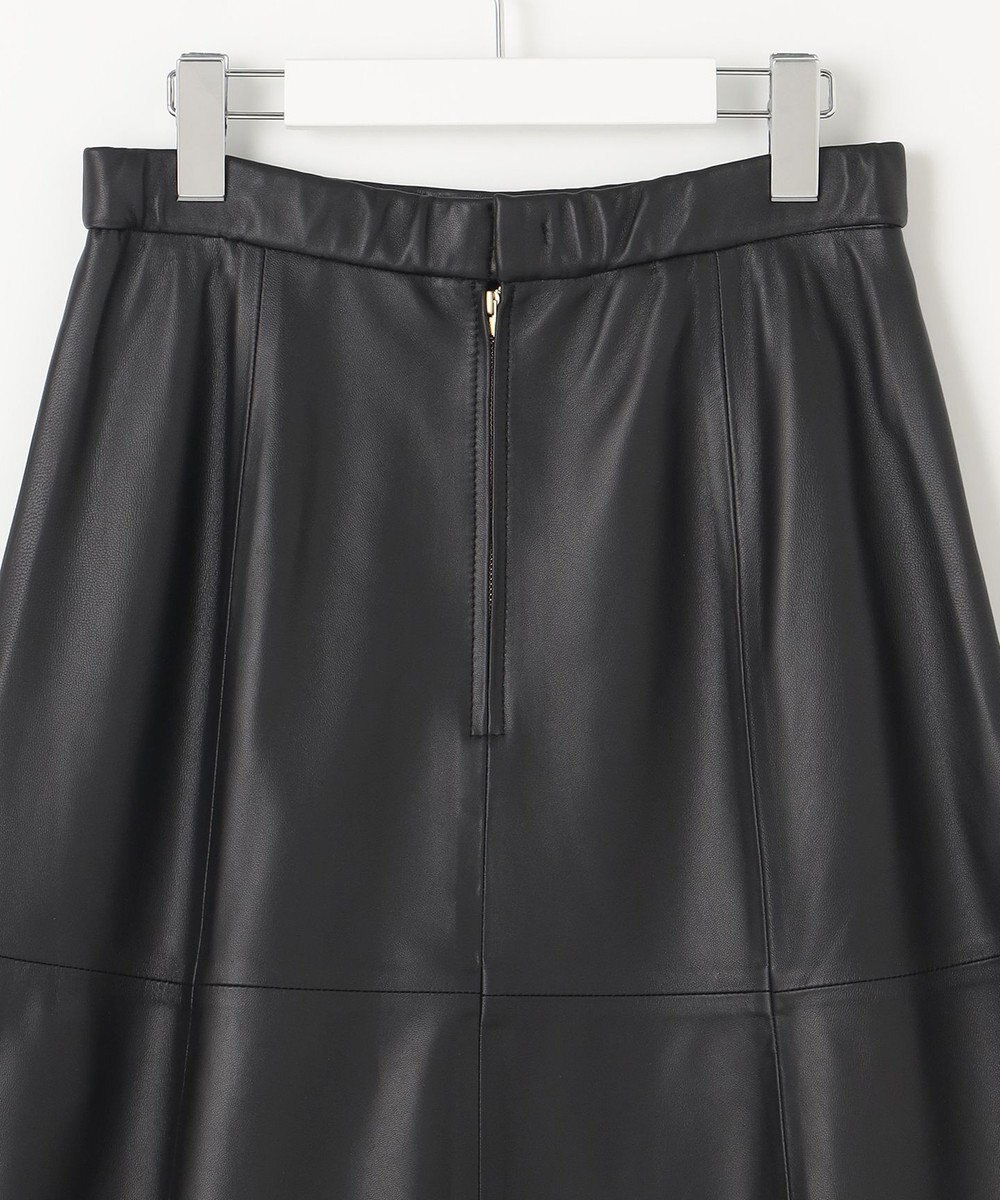 自由区 ラムレザー スカート 