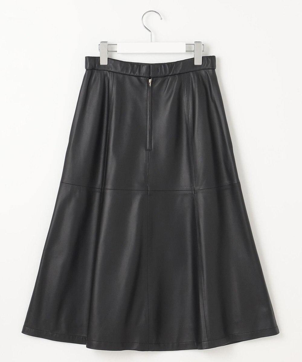 自由区 ラムレザー スカート 