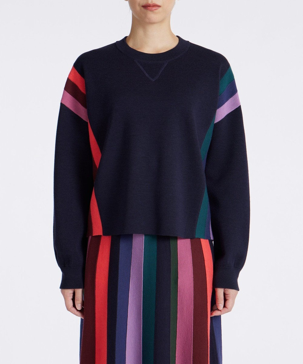 Paul Smith Midnight Swirl ニットトップス ネイビー