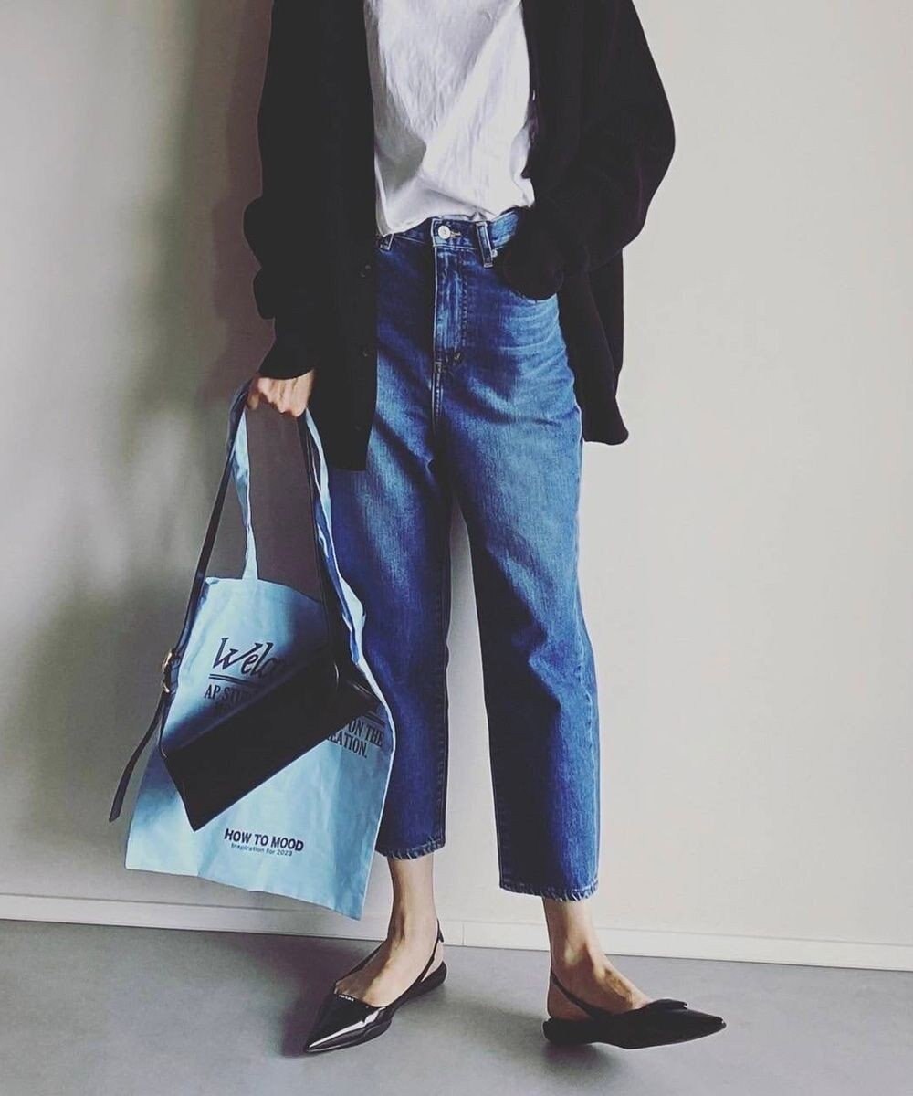 woadblue ＜坪田あさみさんコラボ＞サルエルデニムパンツ 