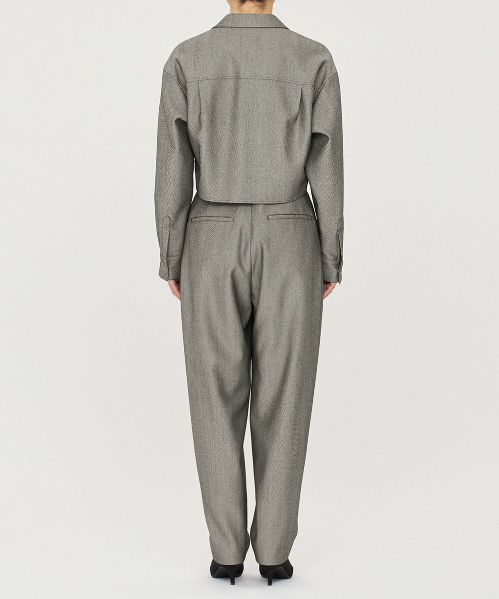 uncrave ヘリンボーンスーツ オールインワン（uncrave WHITE） 