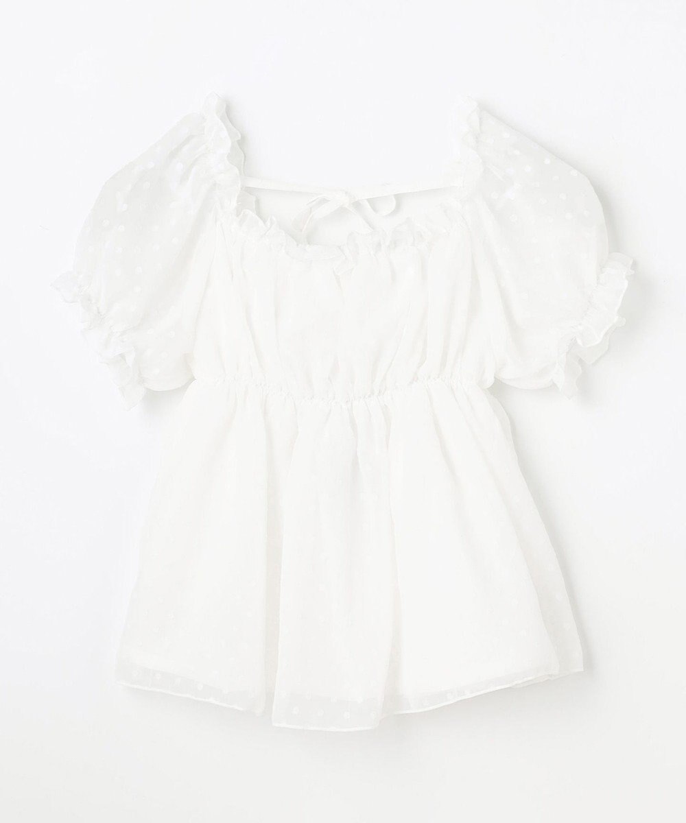 ANY KIDS 【一部店舗/WEB先行販売アイテム】2WAY シアードビーブラウス 