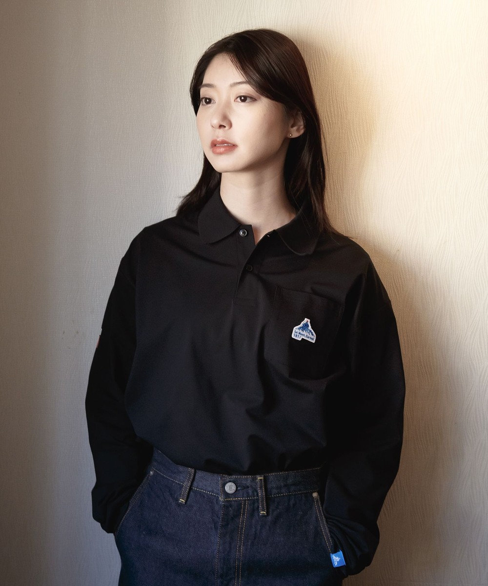 SHARE PARK LADIES 【UVケア・吸水速乾・ストレッチ・軽量 】エンブレムポロTシャツ（S・Mサイズ） 