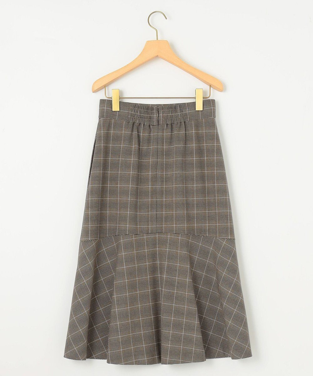 組曲 L 2WAYウォームストレッチ チェックスカート 