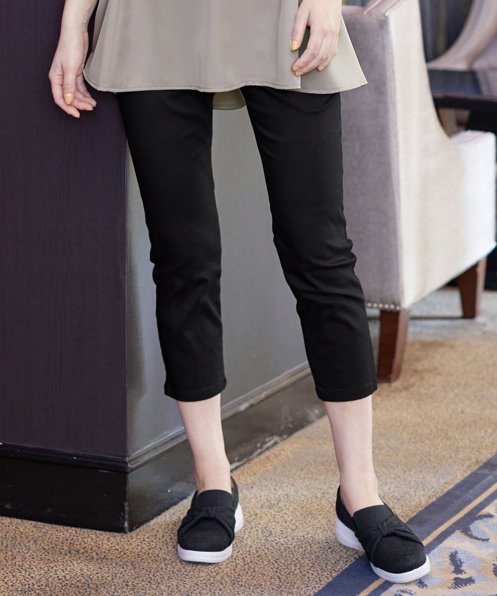 Tiaclasse 【新色追加・洗える】アンクルテーパードパンツ 