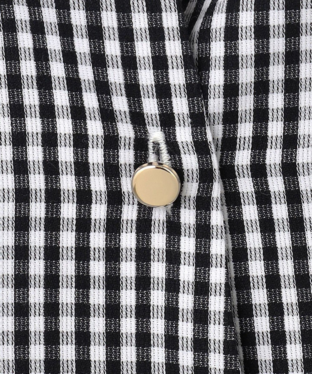 ANY SIS 【洗える】ピケチェック ブラウス 