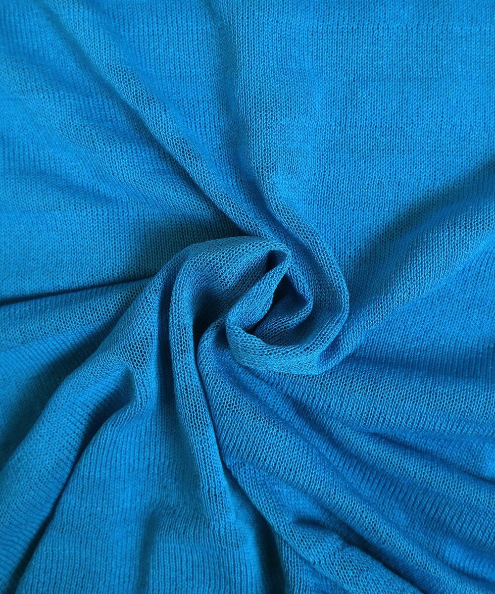 Tiaclasse 【インナーセット・洗える】ボーダー編みシアーニットアンサンブル 