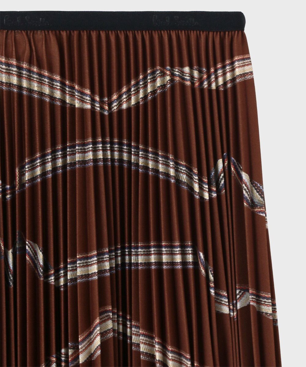 Paul Smith Signature Stripe リボン プリーツスカート 