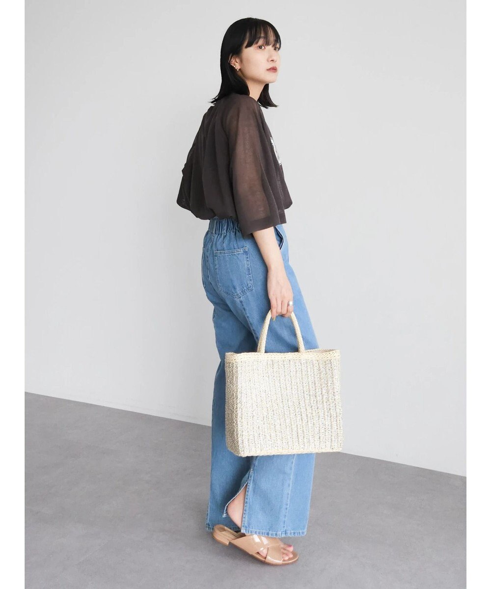 Green Parks シアーロゴニットプルオーバー 