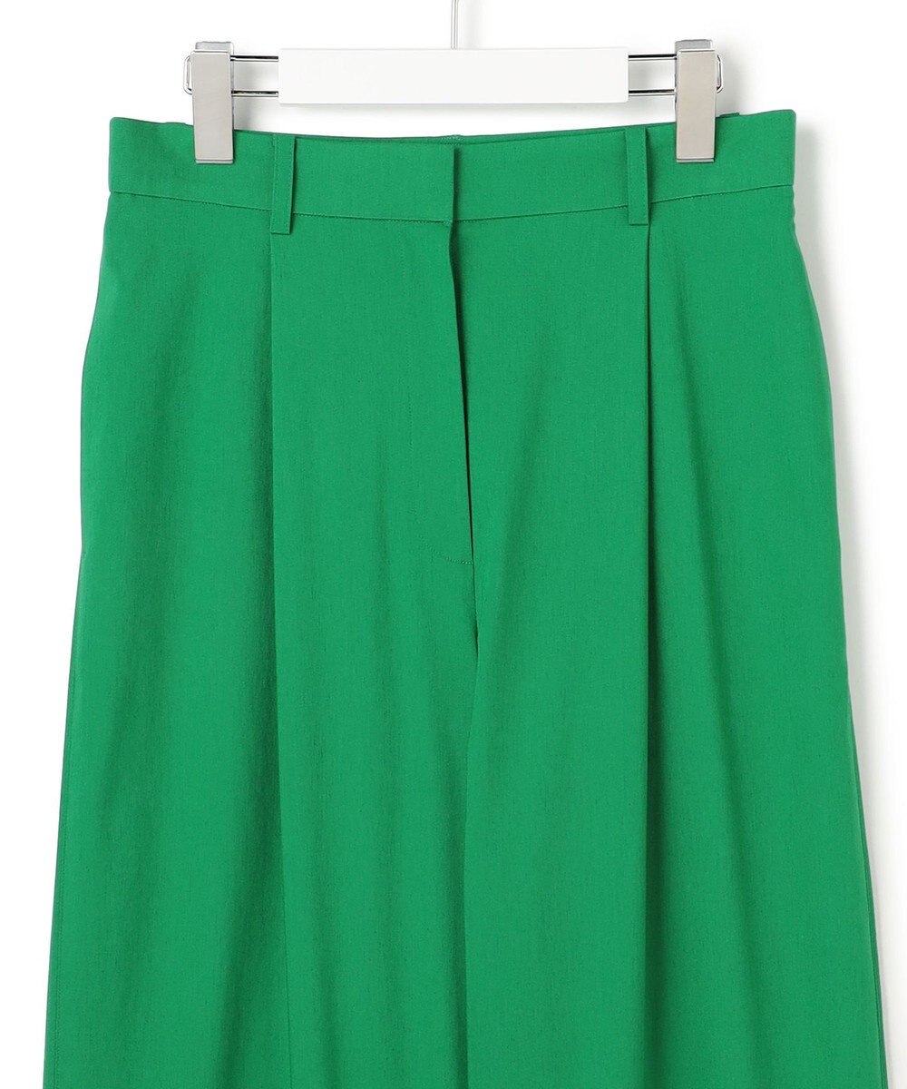 ICB ドライリネンストレッチ ワイドストレートパンツ 