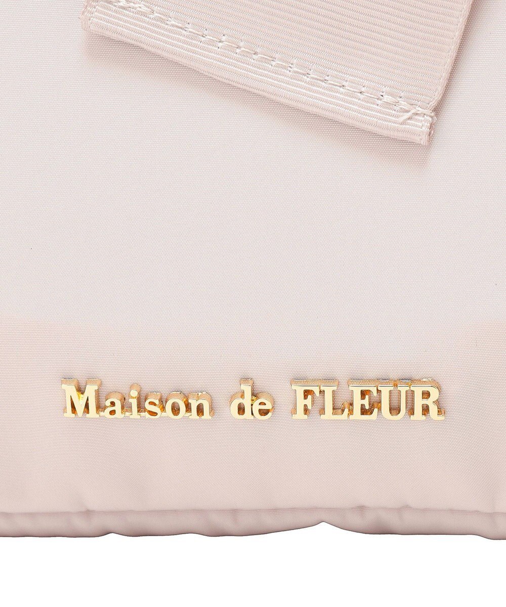 Maison de FLEUR リボンチャーム付きPCケース 