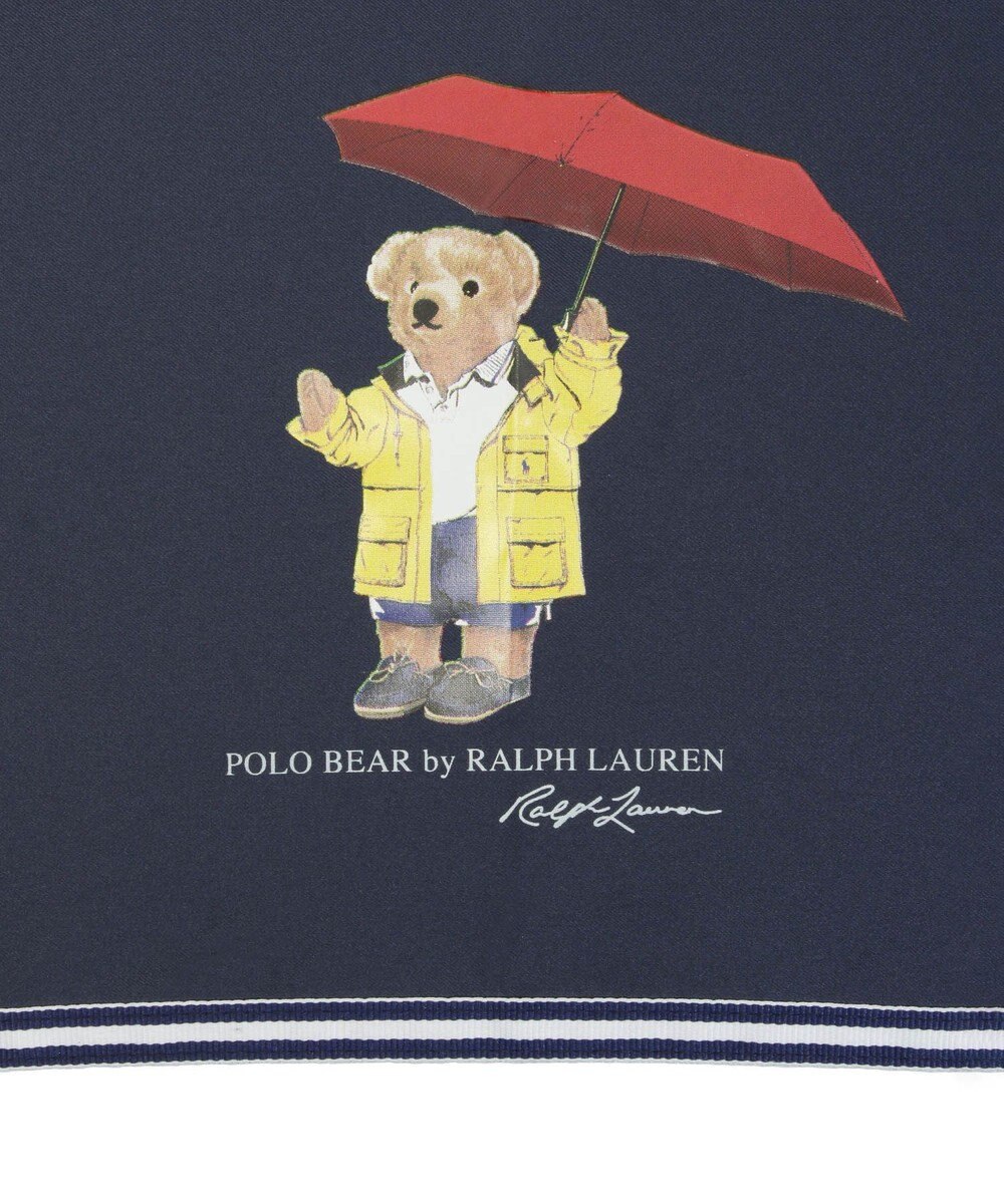 MOONBAT 【雨傘】POLO RALPH LAUREN（ポロ ラルフローレン）長傘 ツイル無地×RAIN BEAR 