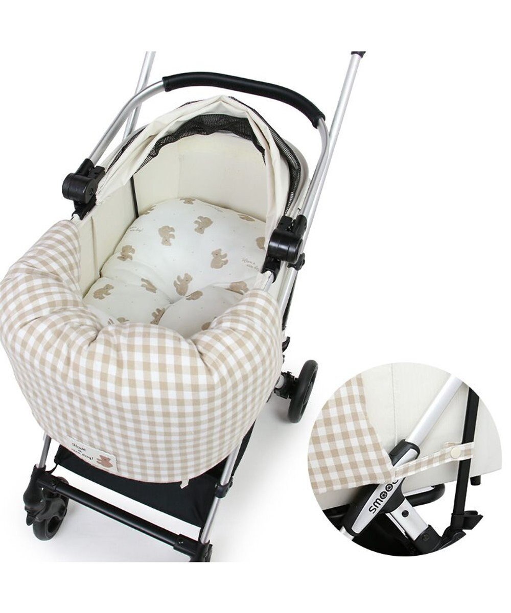 PET PARADISE ペットパラダイス クール カートクッション  《くまちゃん柄》 