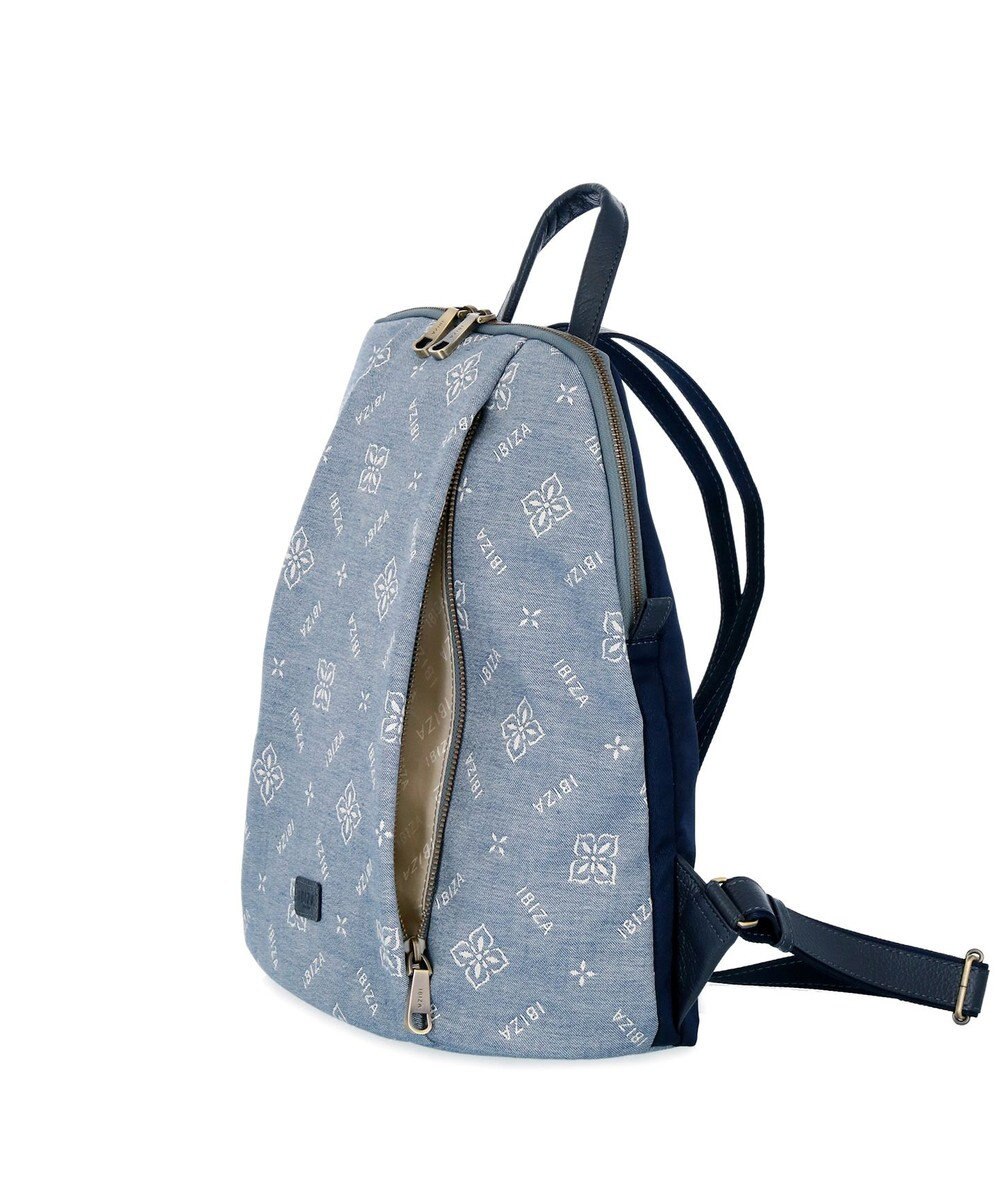 IBIZA アスール　ロゴデニム　リュック 