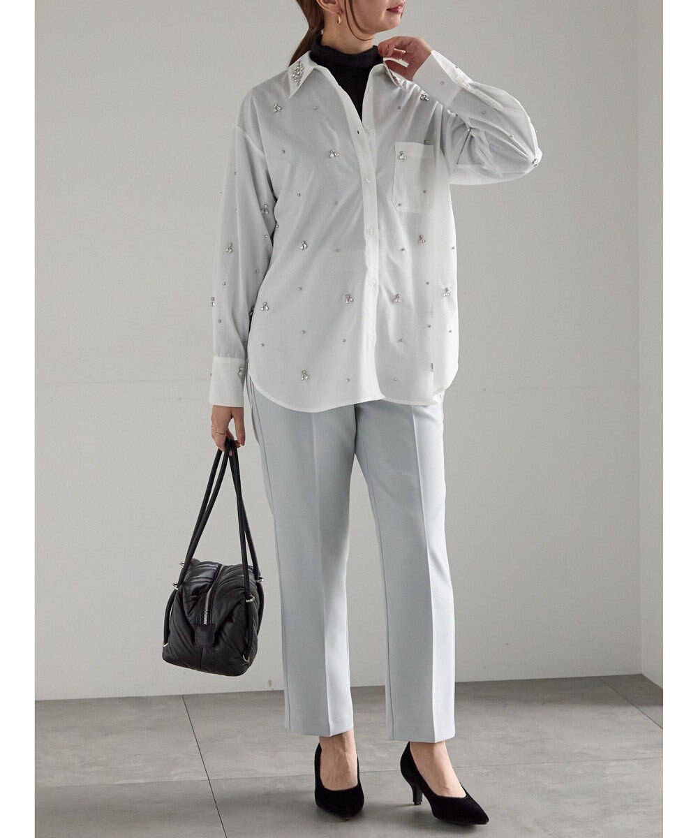 Te chichi ダブルクロスペンシルパンツ《2025winter catalog item》 