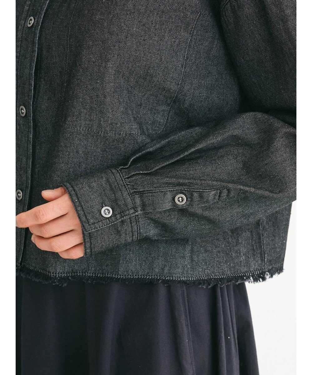 Green Parks ・ＳＵＧＡＲ　ＳＰＯＯＮ　クロップドデニムシャツ 