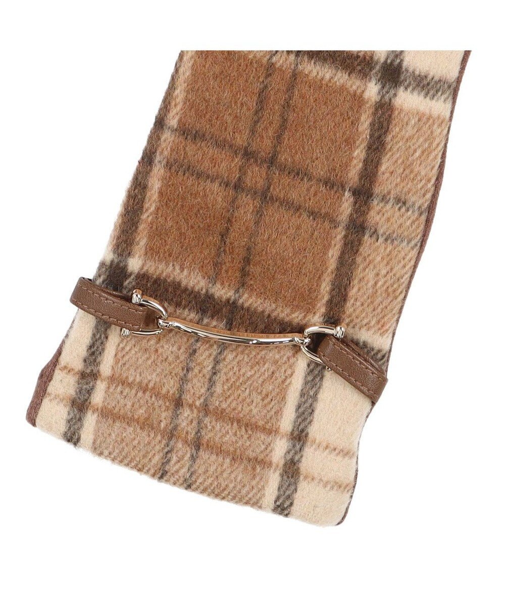 UNBILLION カシュネ cache nez / ビット金具付きチェック手袋 