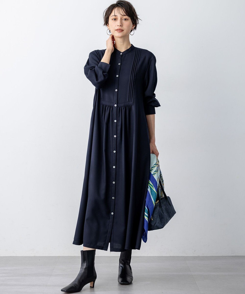 23区 L 【洗える】TWビエラ ブザム ワンピース 