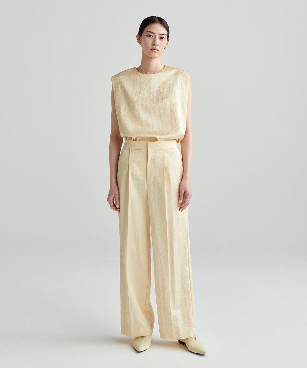 NAVE 【ReNAVE　洗える】グロスサテンブラウス 