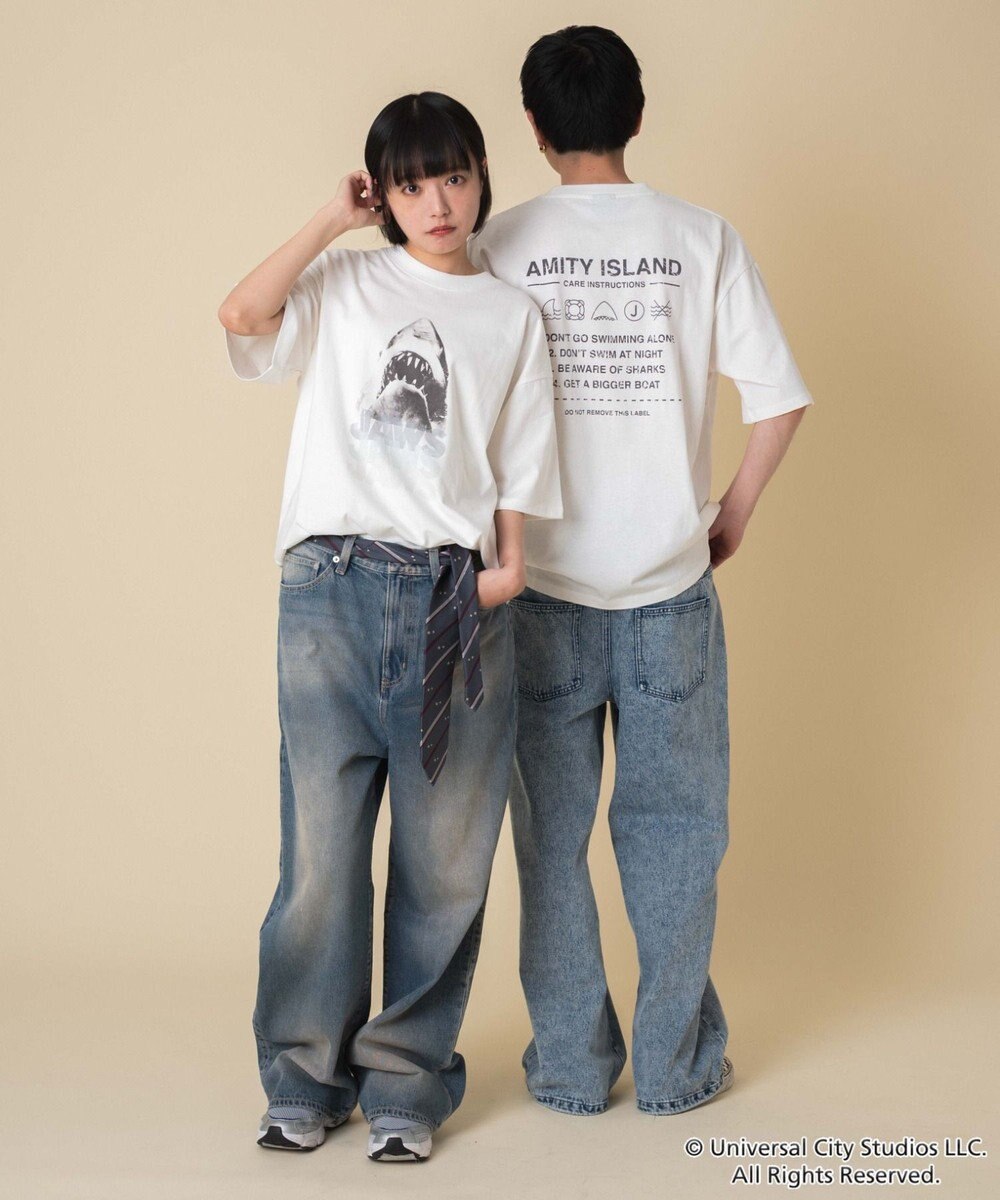 WEGO 【新柄追加/JAWS/ユニセックス着用ITEM/SMLサイズ展開】JAWSグラフィックT（S） 