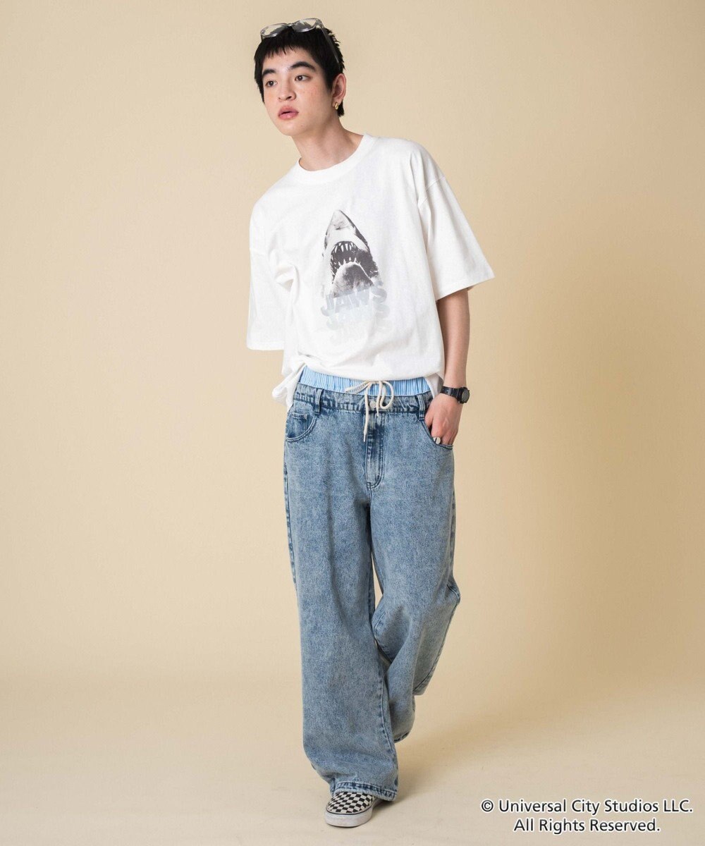 WEGO 【新柄追加/JAWS/ユニセックス着用ITEM/SMLサイズ展開】JAWSグラフィックT（S） 