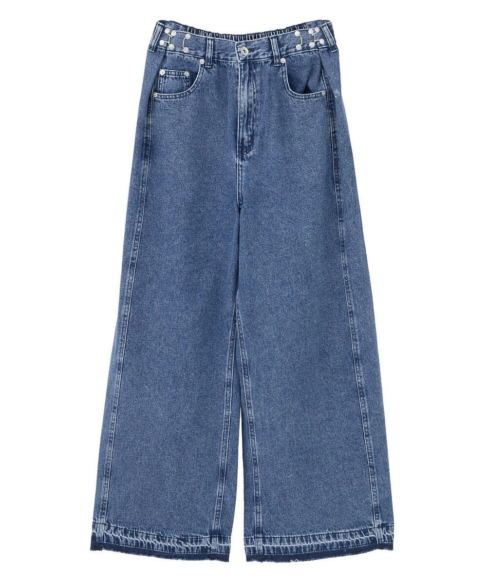 Green Parks ・ＳＵＧＡＲ　ＳＰＯＯＮ　タックデニムワイドパンツ 