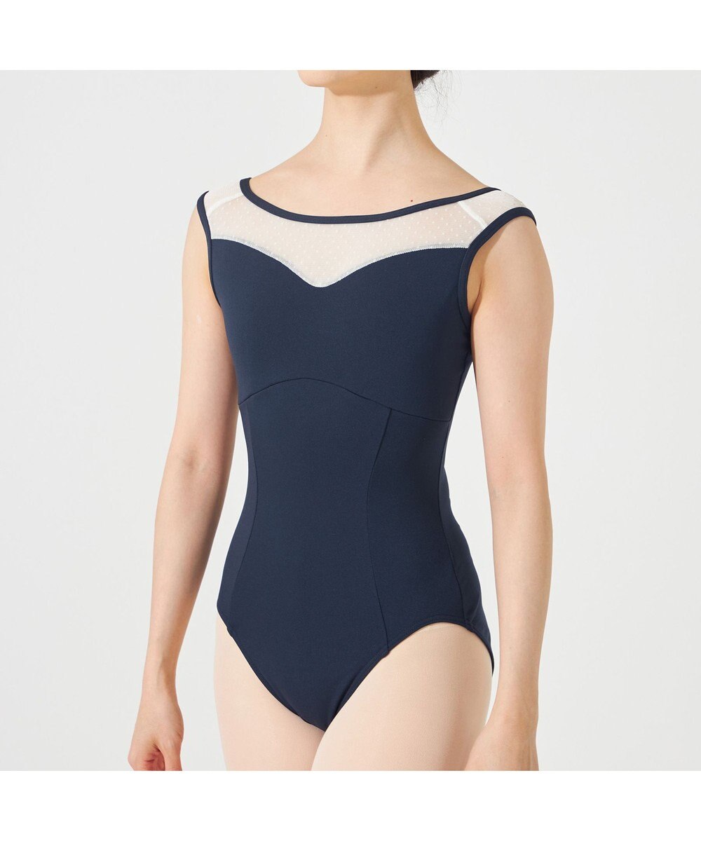 Chacott ノースリーブレオタード 