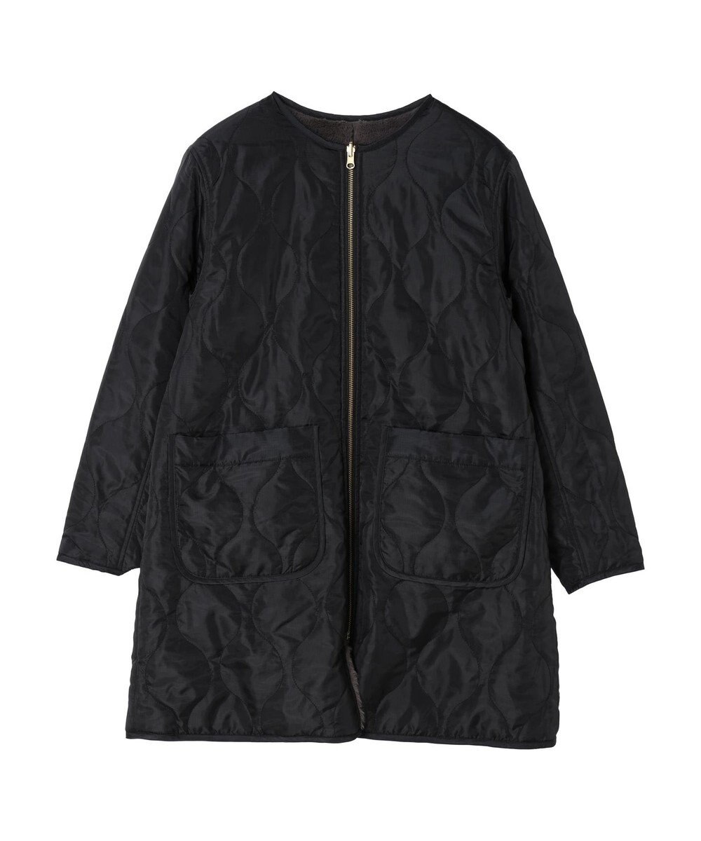 earth music&ecology ファー＆キルティングリバーシブルコート 