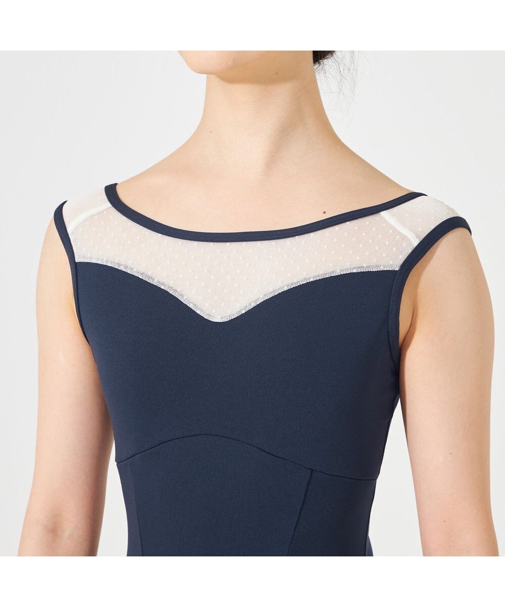 Chacott ノースリーブレオタード 