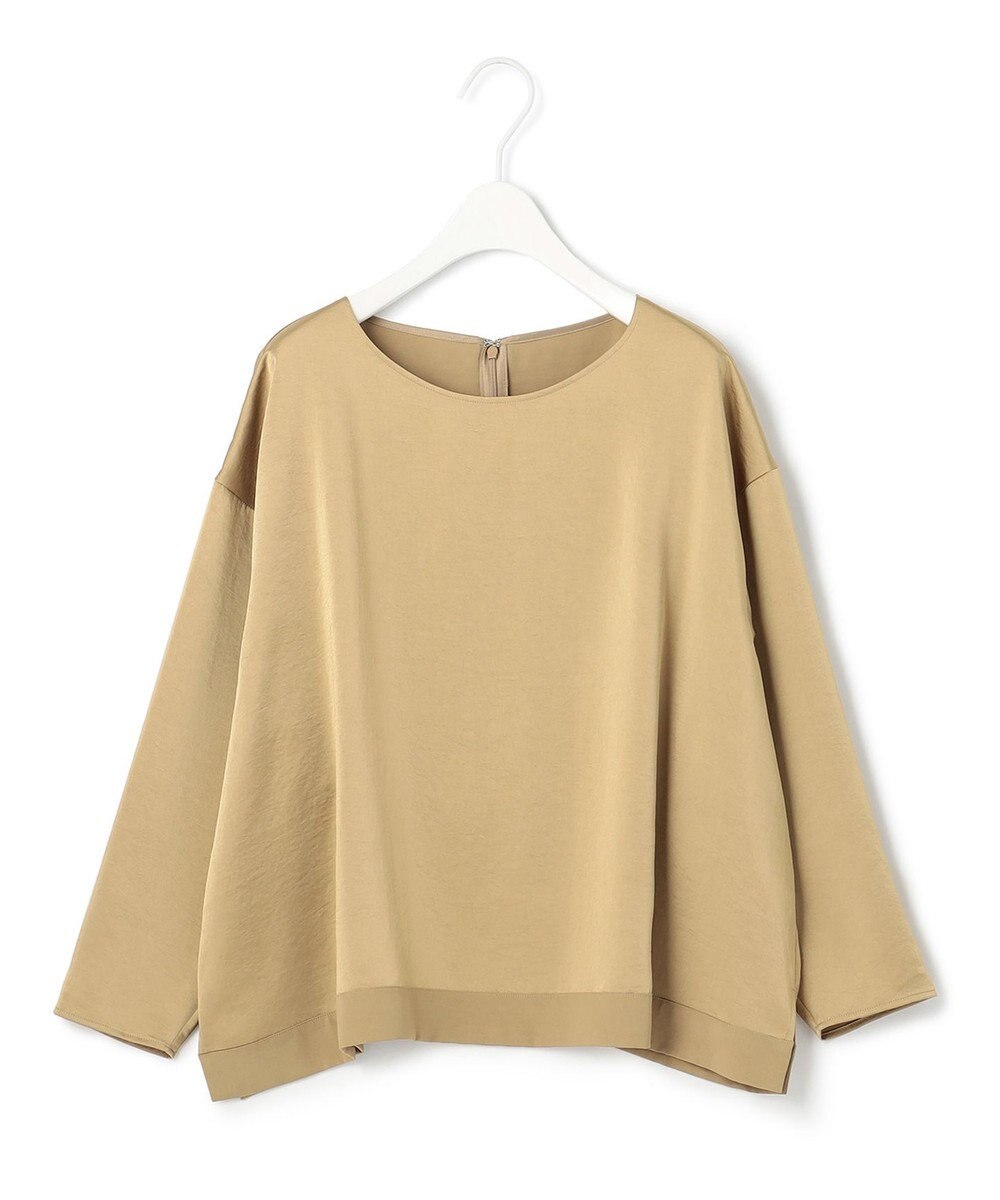 ICB 【WEB限定カラーあり・洗える】Calm プルオーバーブラウス 