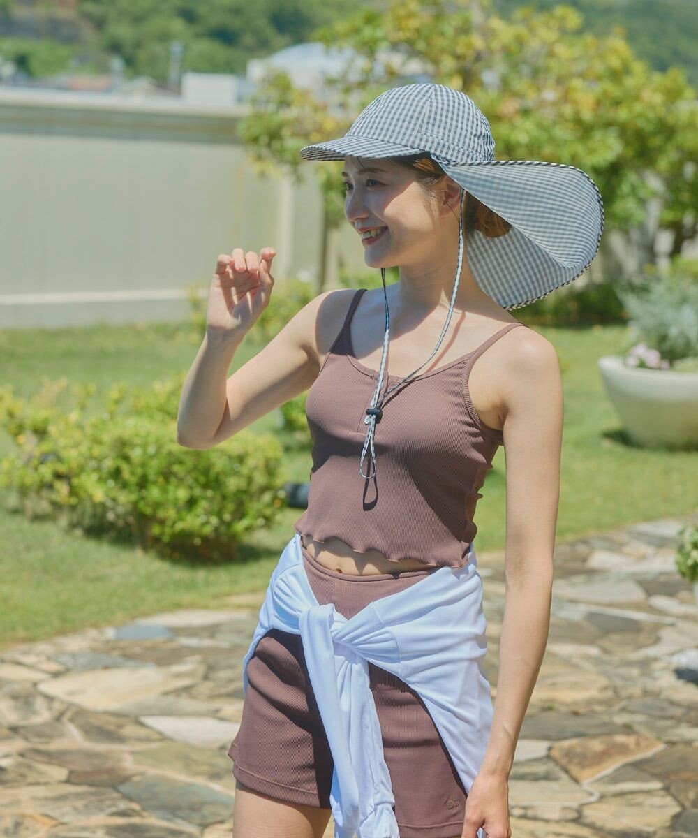 OP／FILA 【Ocean Pacific】ラッシュガード付き水着4点セット キャミデザイン 