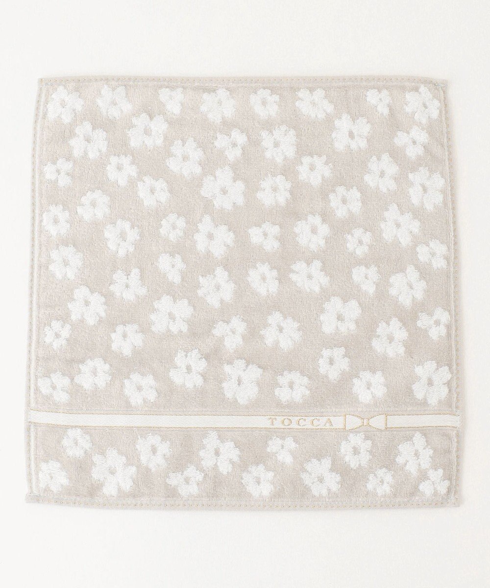 WHITE FLOWER TOWELCHIEF タオルハンカチ / TOCCA | ファッション通販