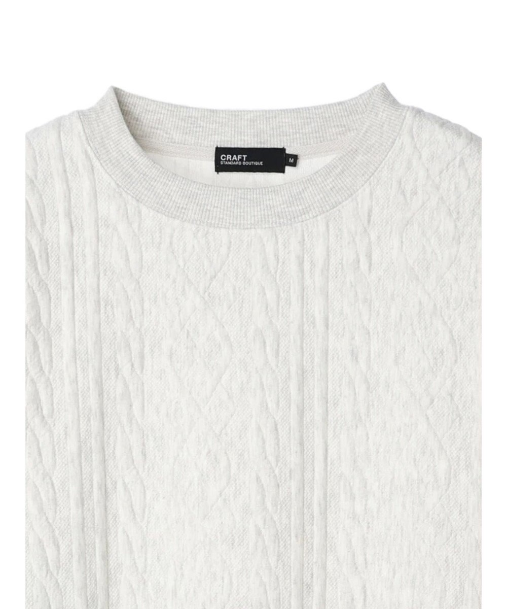 CRAFT STANDARD BOUTIQUE ケーブル柄カットプルオーバー2 