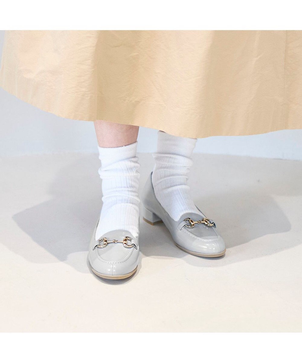 ing <ing>【WEB限定】【レイン対応】ヒールアップビットローファー 